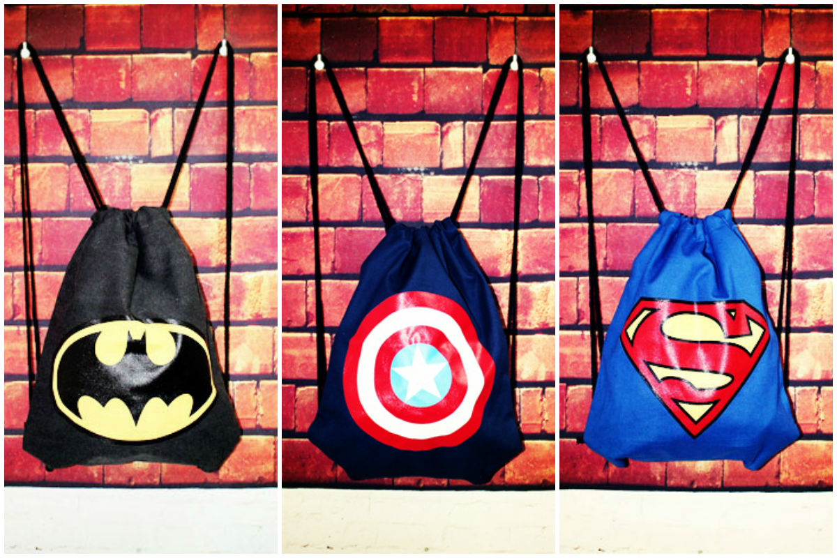 CL944 - Superheroes Drawstring Bag (Pre-Order) | Temptations